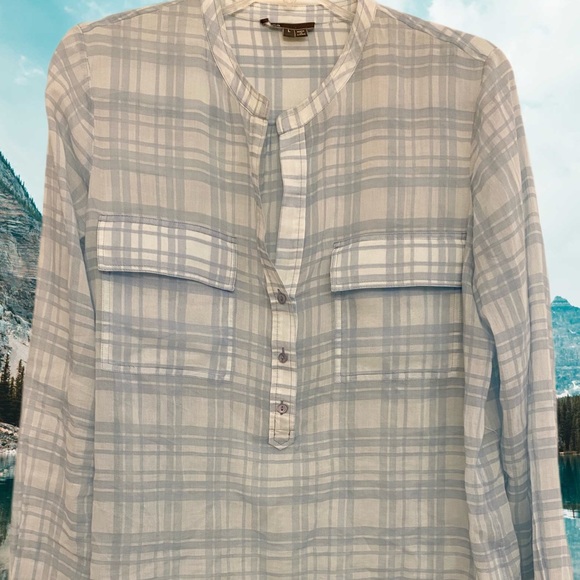 Vince Tops - Vince Semi-Sheer Blouse NWT